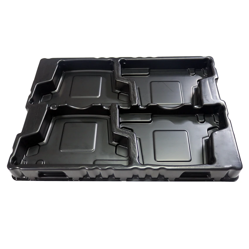 Environmental Material Electronics Trays  Custom ABS ESD/Black PP Blister, Custom Size & Thickness Available