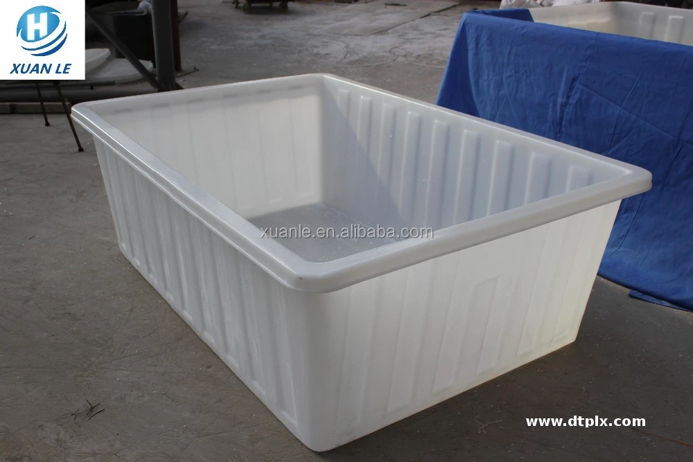 Large PE Fish Farm Storage Container Aquaponics Water Trays