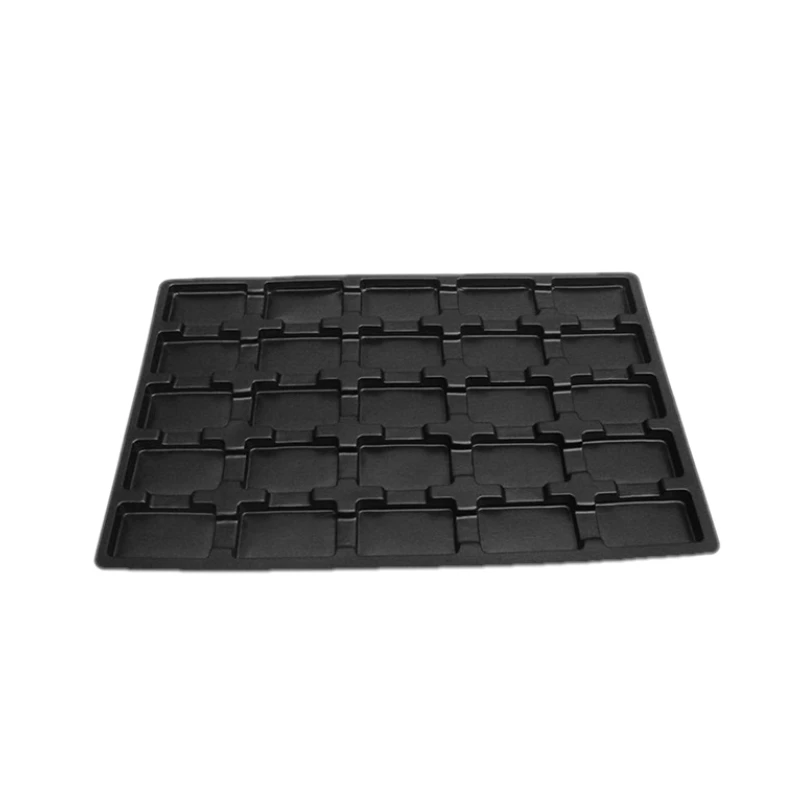 ESD Anti-Static Turnover Insert for Plastic Blister Tray Packaging Rectangle Design for Consumer Electronics Industry