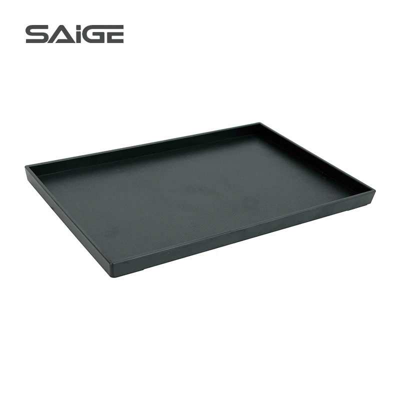 Durable Rectangle Non-Slip Plastic Service Tray for Hotels or Restaurants Bath & Toilet Supplies