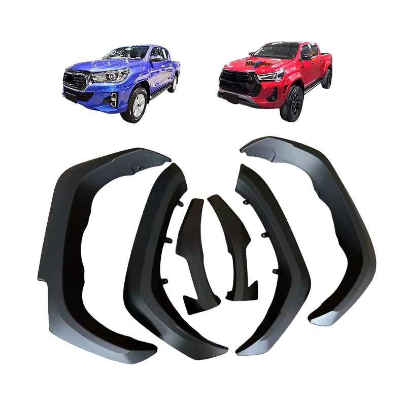 High Quality Srx Design Wheel Arches Car Accessories for Toyota Hilux Revo Rocco 2016-2025 Fender Flares