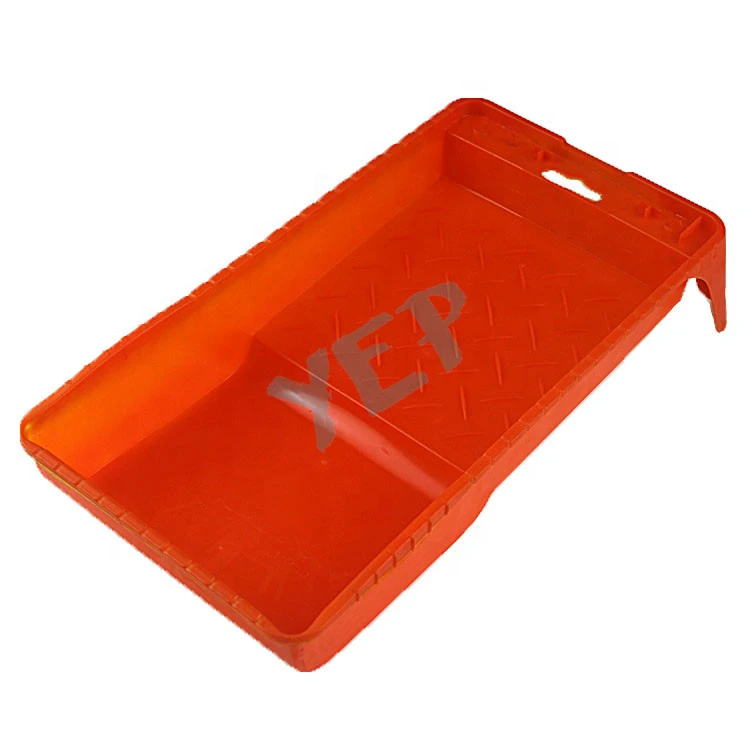 Hot Sale 4\" Red Fresh Plastic Drawing Paint Mix Tray for Children's Education-DIY Industrial Grade OEM Customization Supported