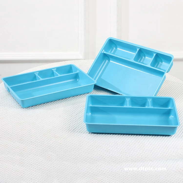 Jiasheng Custom Blue Disposable Medical Tray Eco-Friendly Biodegradable Plastic Blister Packaging Container for Hospital Use