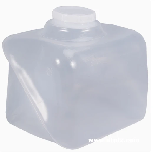 Portable 20L/5 Gallon Soft Water Bucket Transparent Outdoor