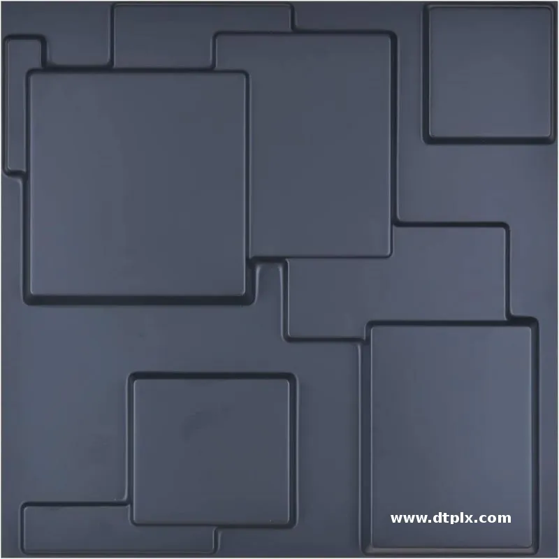 AISEN DECOR Modern 3D Wall Panels Easy-to-Install Diamond PVC Waterproof and Fireproof for Home Decoration