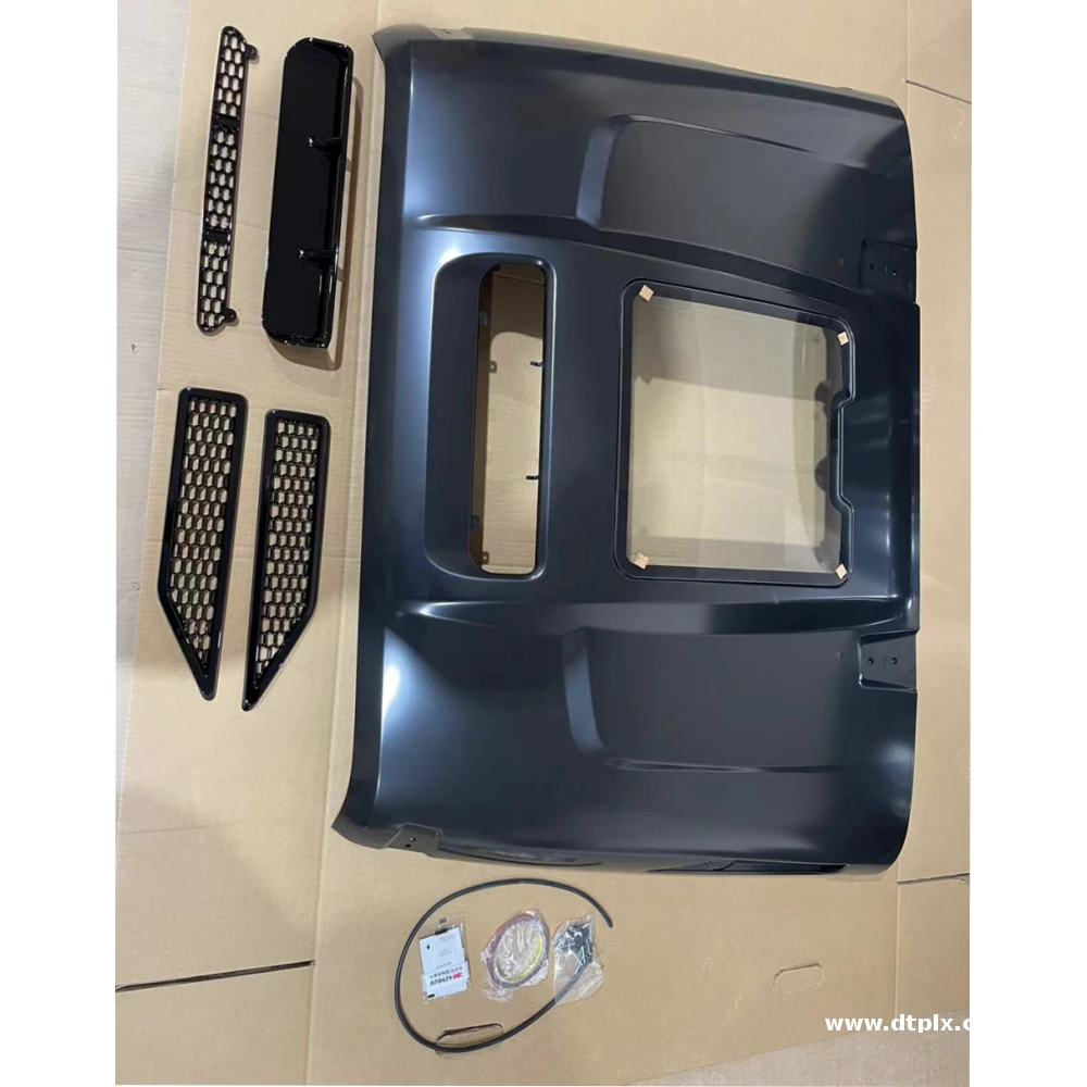 Steel Hood Bonnet Black Engine Cover for jeep for wrangler JK 2007-2017 J398