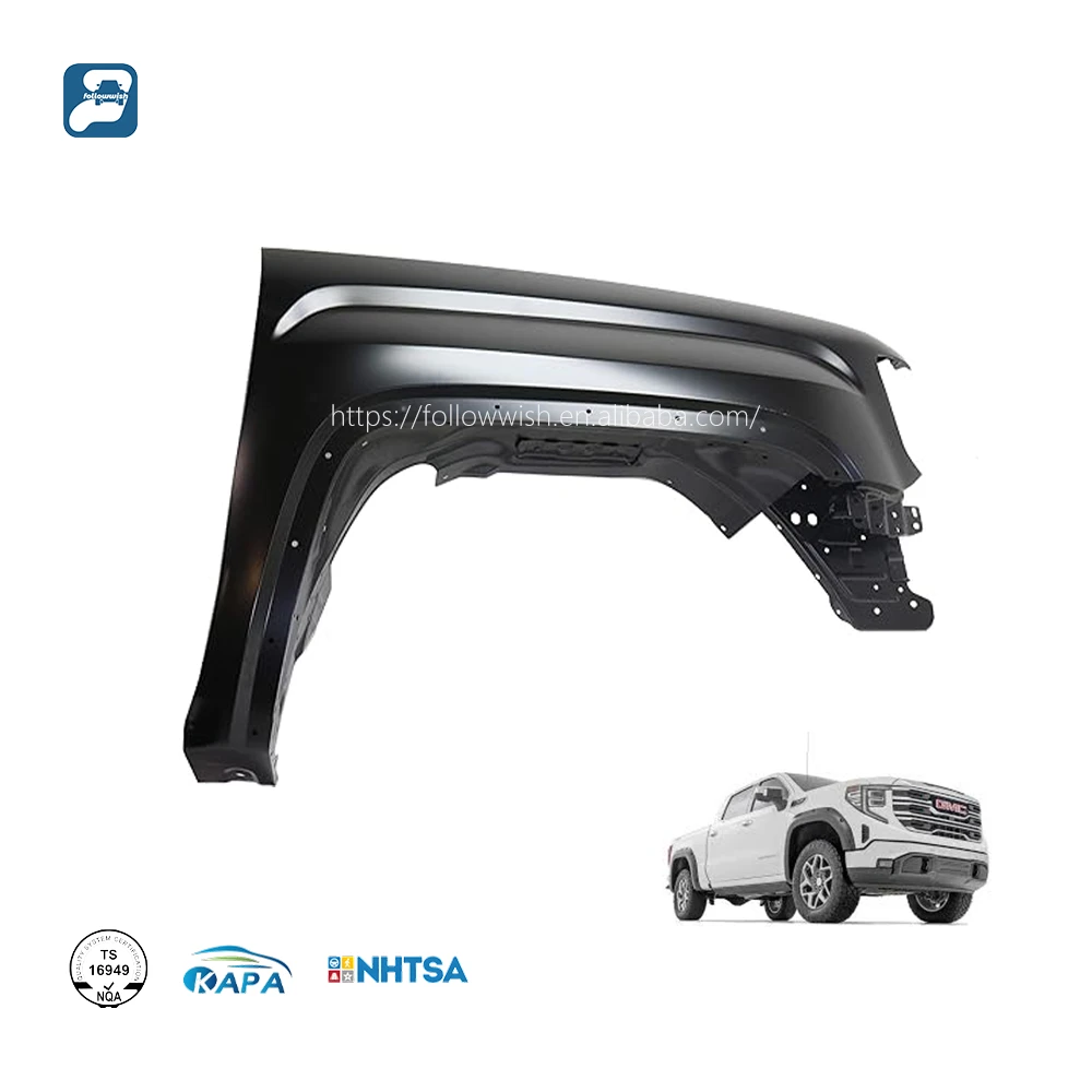 Followwish High Quality Pickup Truck Body Parts Sierra Body Kit 1500 2500HD 3500HD Car Front Rear Fender for GMC Sierra 2017