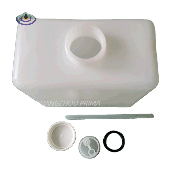 1L  / 1000ML Compatible C7 White Empty Plastic Bottle Ink Cartridge  for Domino DOD Continuous Inkjet (CIJ) Printer