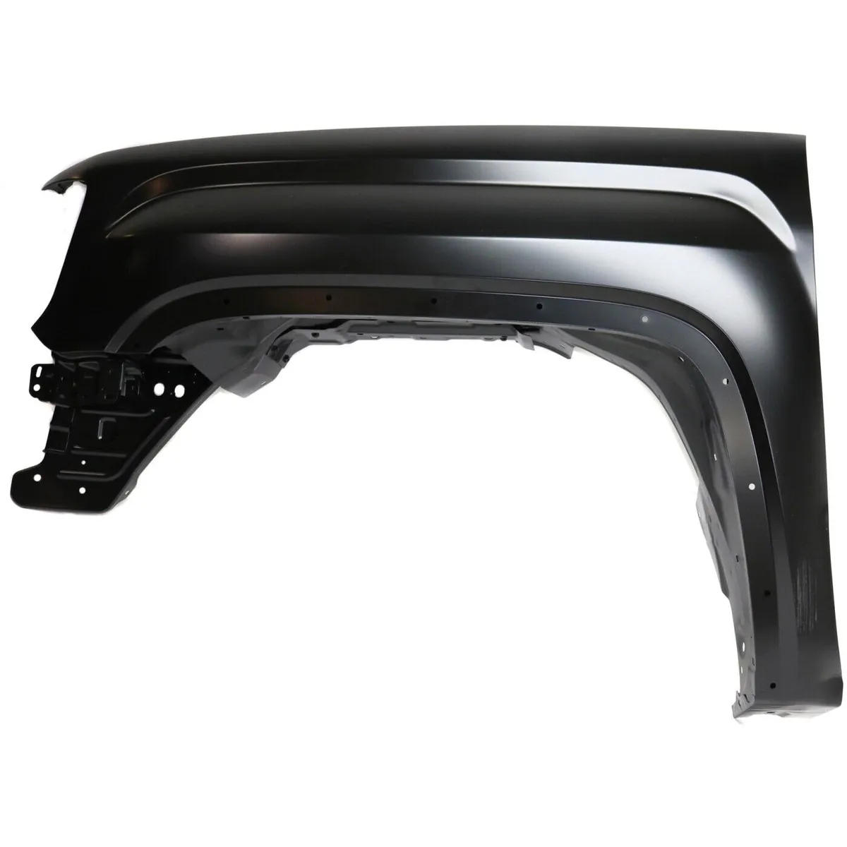 Primed Steel Front Fender for 2014-2018 GMC Sierra 1500 w/ Molding Holes fender spare auto part GM1241387 84214216