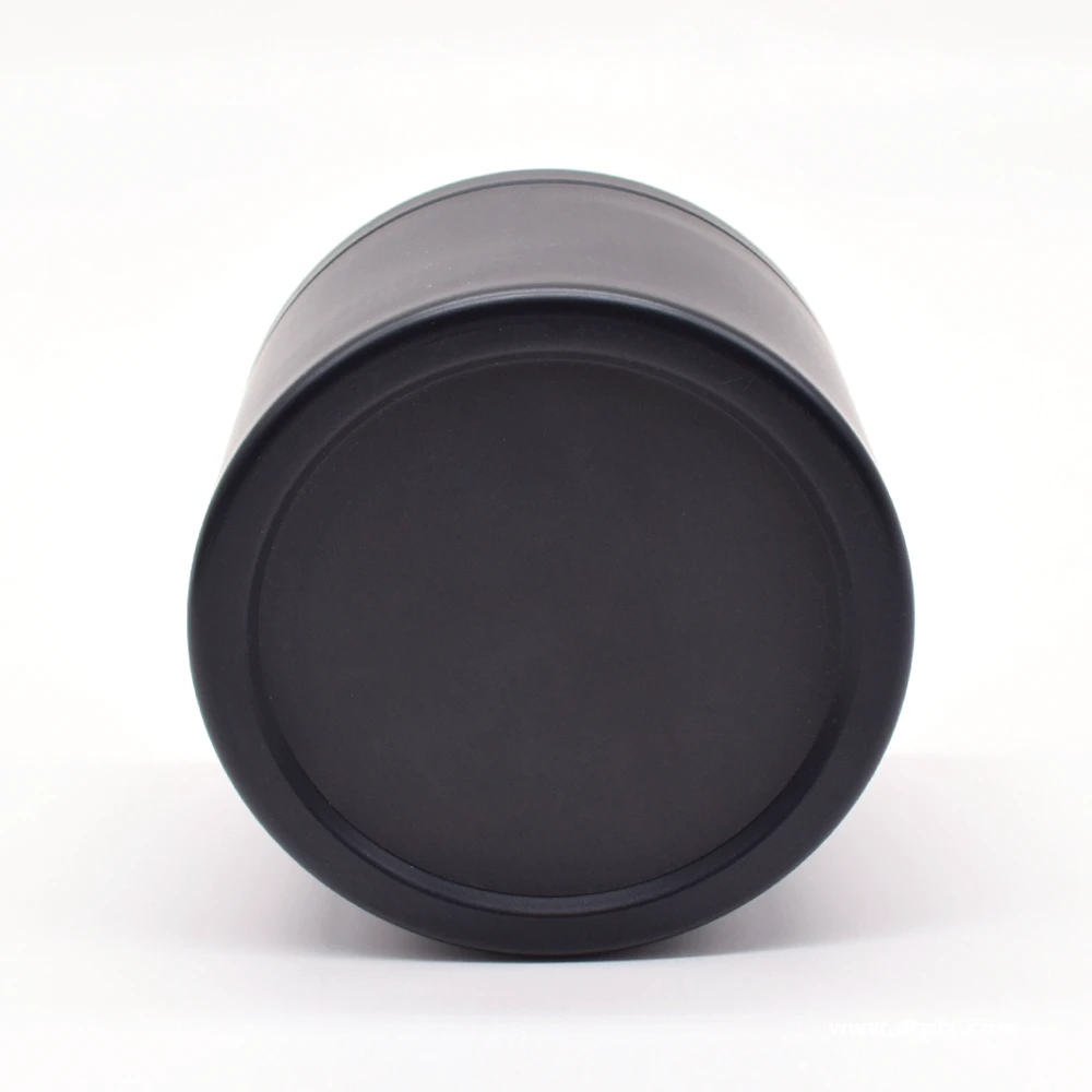 Anti Scalding Tin Can for Candle Wholesale Empty Tin Candle Jar Container Round Metal 10 oz Gold White Black Candle Tins