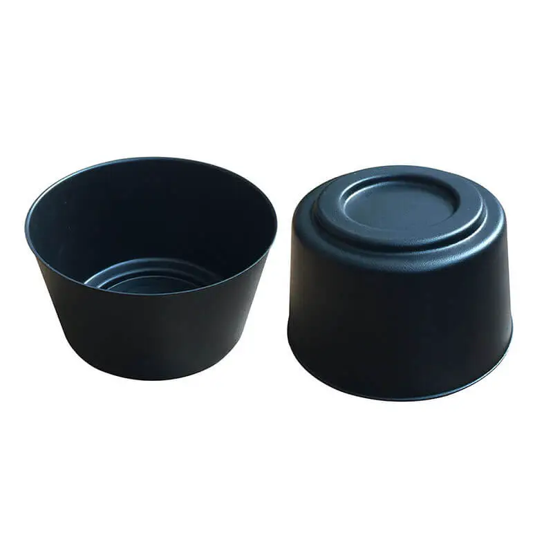 Free Sample Mini Food Thermoformed Vacuum Sealing PP Tray Custom Disposable Plastic Salad Sauce Container Cutting Custom Logo