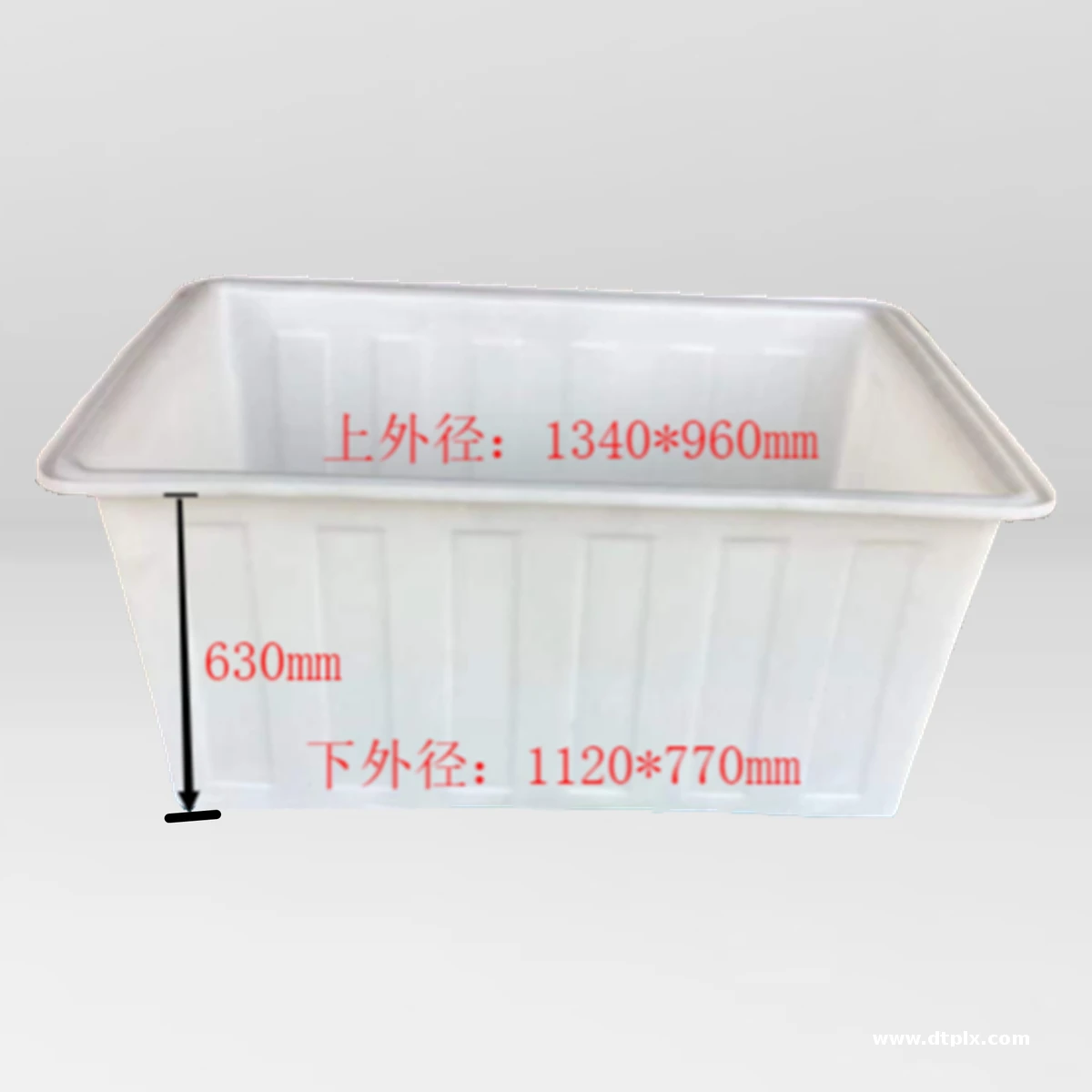 High Quality White Food-Grade PE Plastic Bucket Big Rectangular Square Shape for Fish Shrimp Culture Hot Sale