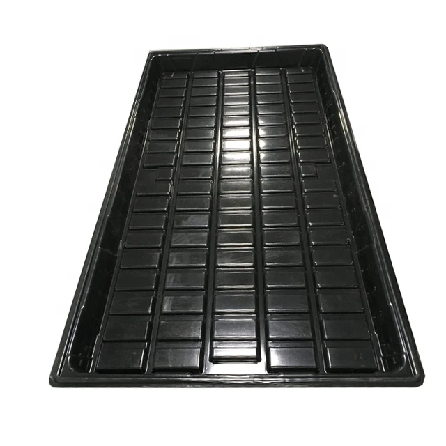 Black Plastic Plant Flood Tables and Trays Nursery Organizer