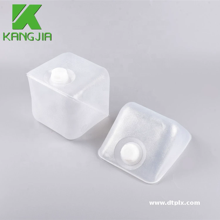 5L Cubitainer Flexible Plastic Packaging Bucket for Laboratory Reagent and Solutions