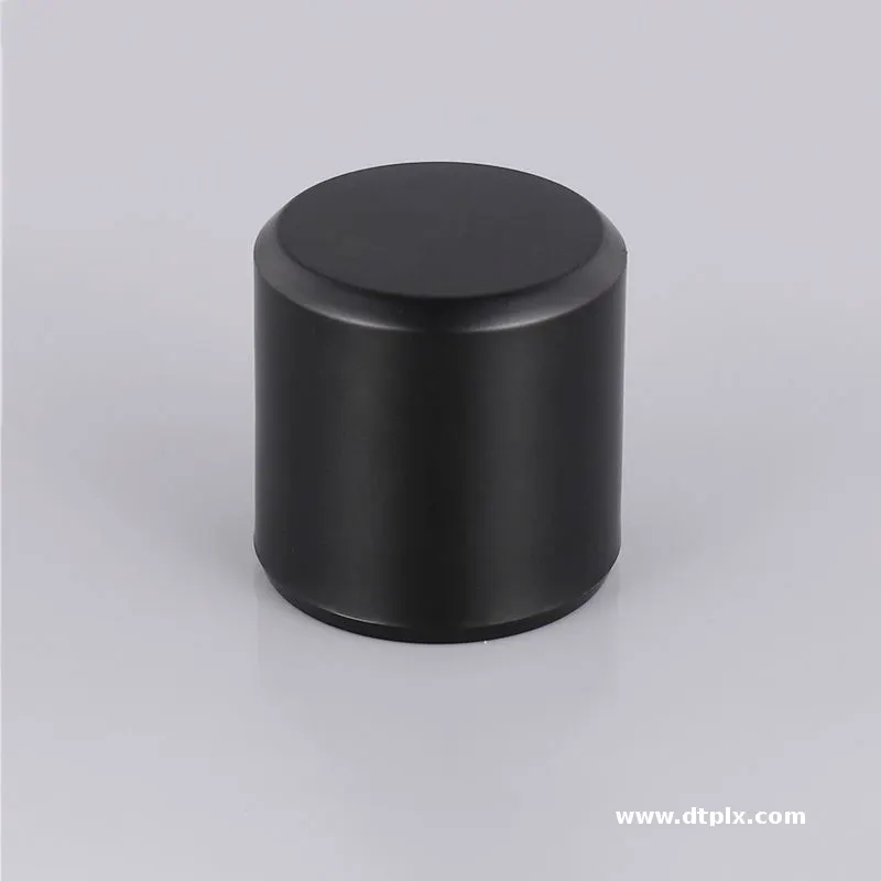 Luxury Custom Logo ROPP Cap New Product Black Plastic ABS PP Material for Glass Perfume Bottle