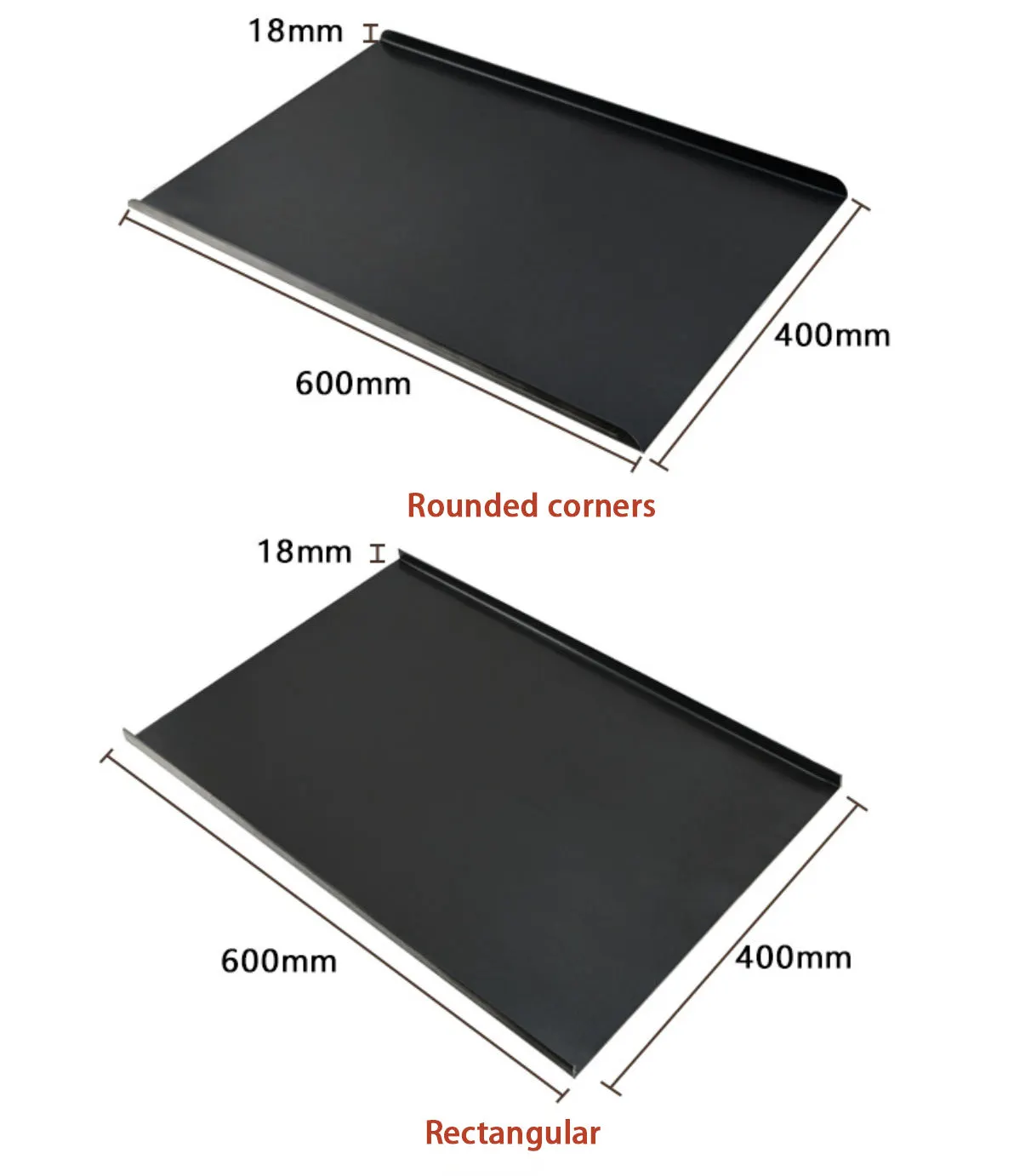 Custom Aluminum Alu Steel Metal Non Stick Perforated Baking Tray Sheet Pan Bakery Oven Food Tray