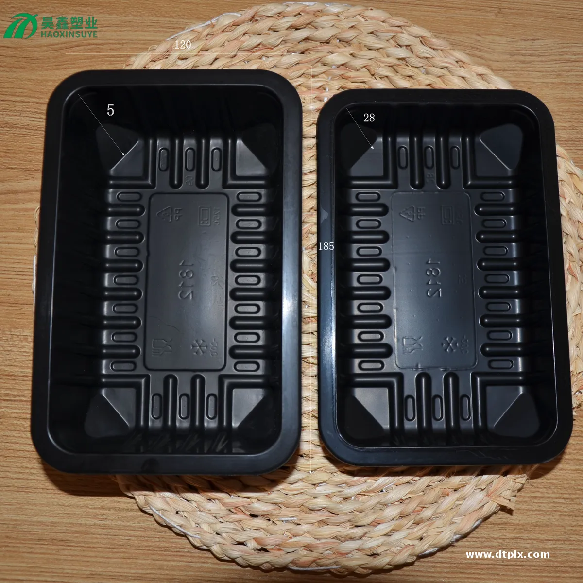 Customized Rectangular Food Grade Leakproof Disposable MAP Tray