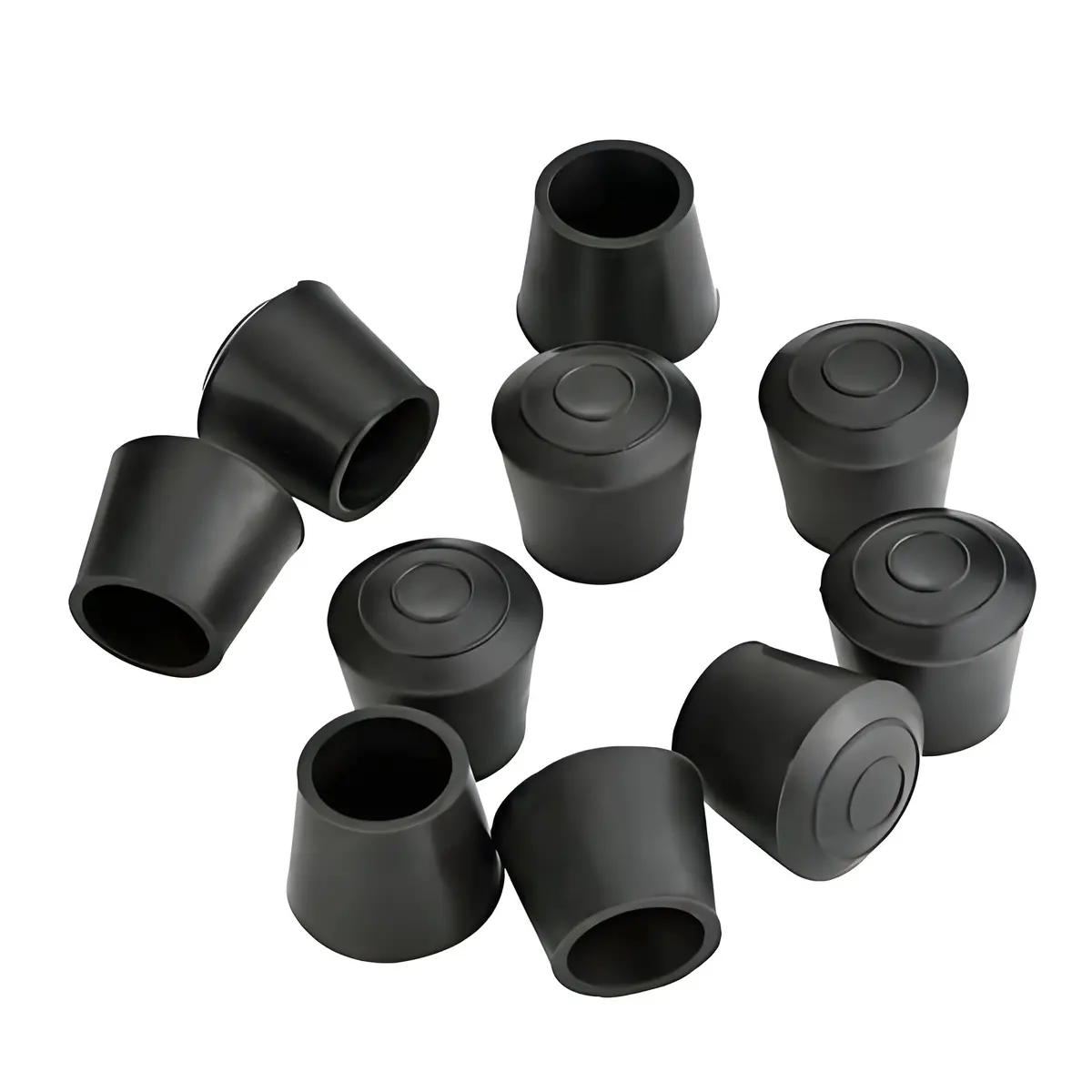 Factory Manufactured Round Silicone End Caps for Pipes & Screws Agricultural Rubber Product