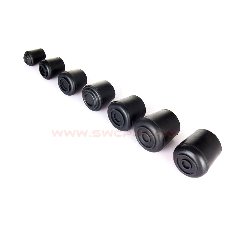 Manufacture Custom Design Protective Rubber Crutch Tip for Trivet Feet