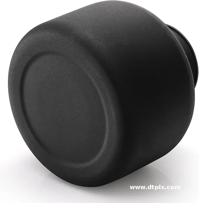 Lander 6.5 Inch Tall Iron Frosted Flower Arranging Vase for Table Centerpiece Black Table Metal Vase Decor