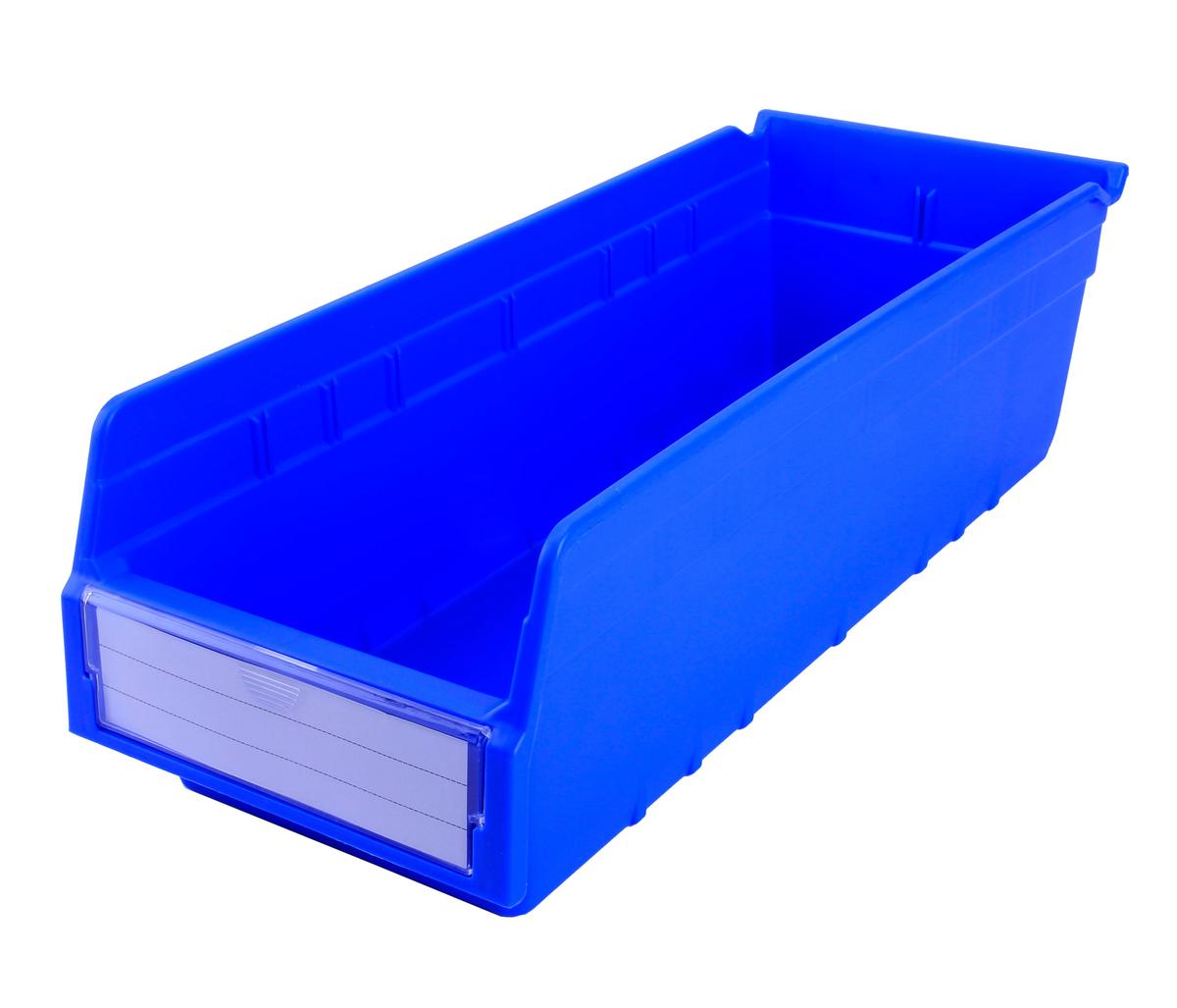 Home Garage Plastic Bin Office Warehouse Plastic Tool  Classic Box Storage Bins with Divider