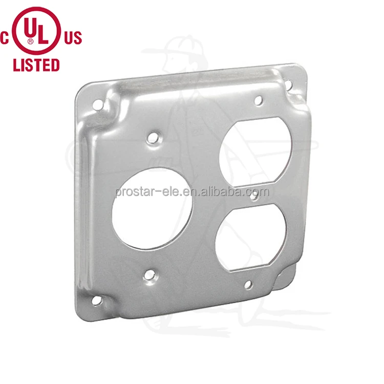 1.6mm Thickness UL Listed With Five Screws Square Exposed Work Cover