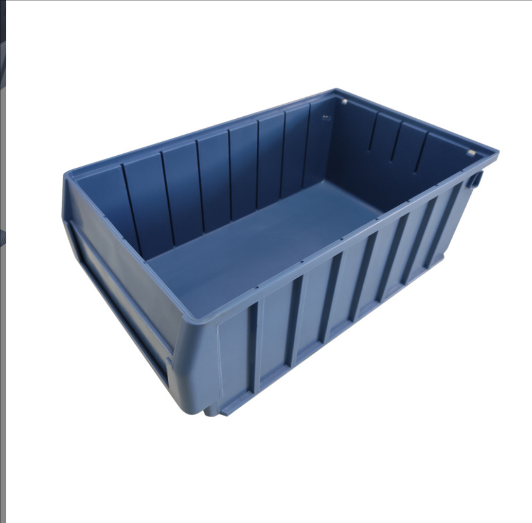 European Standard Anti-Static Auto Parts Storage Crate Blue Turnover Box Conforming to Standards Made of PP and HDPE Material