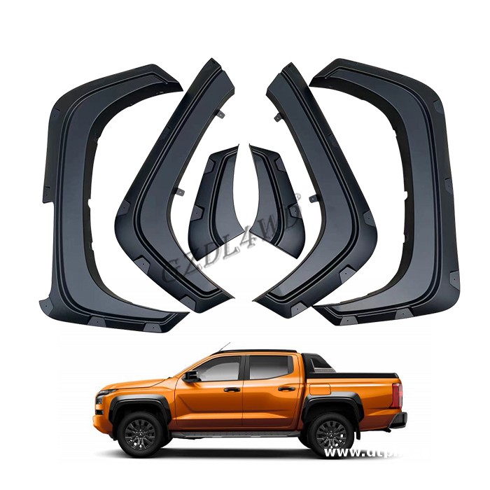 Auto Accessories OEM Matte Black Fender Flares Wheel Arch for MR Triton L200 Series 2023 2024 2025