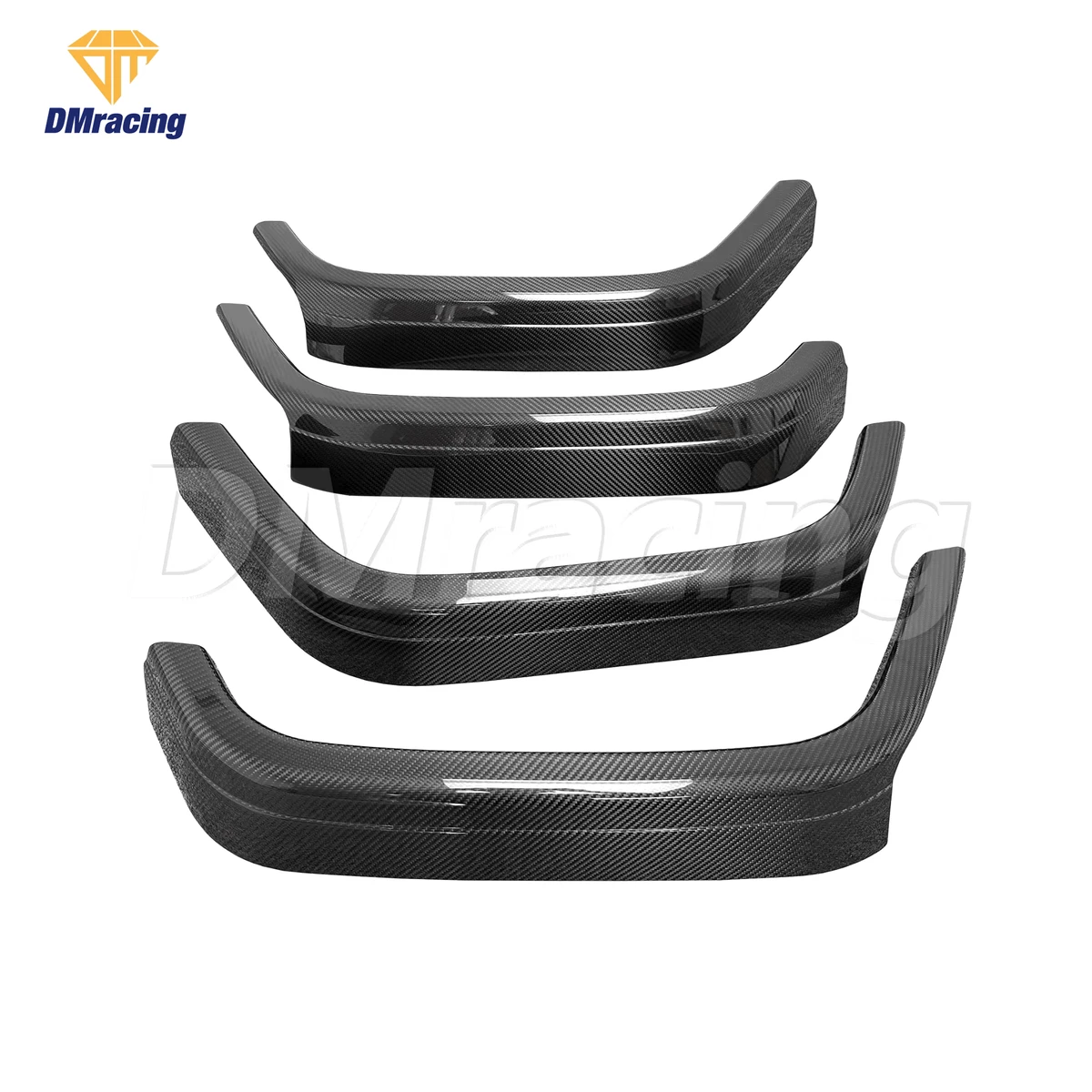 Upgrade to Bra Rocket 900 Style Dry Carbon Fiber Wheel Trim Fender Flare for Mercedes Benz G-Class W464 W463A G63 G500 G550