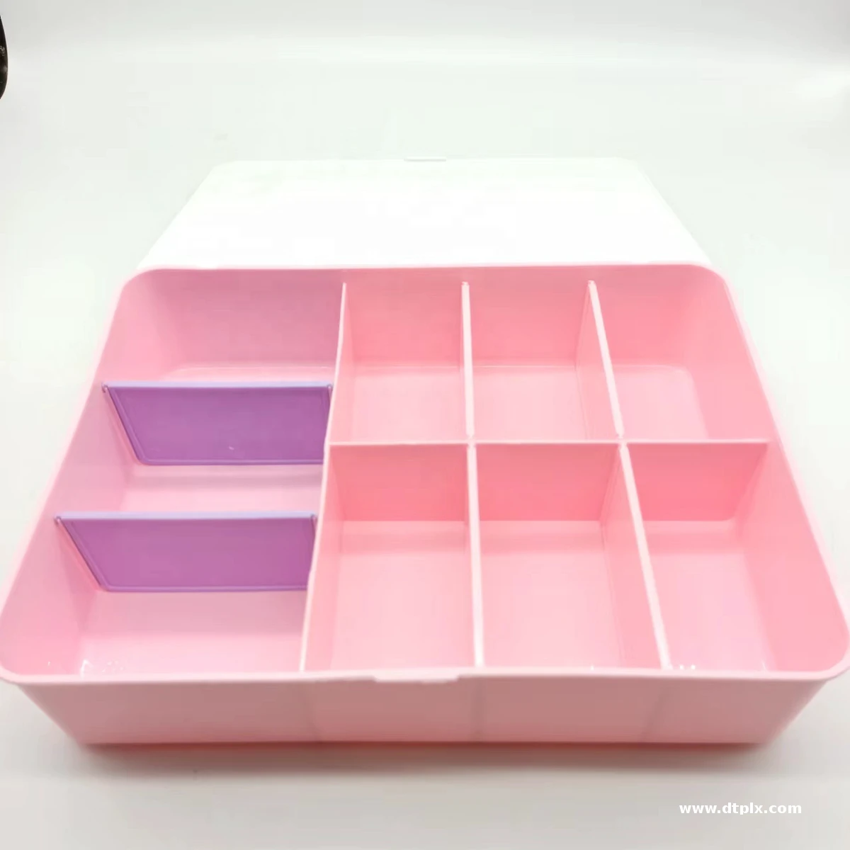 Plastic 9 Grids Underwear Storage Boxes Draw Organizers Divider