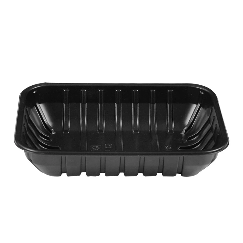 Supermarket Beef Mutton Vacuum PP Plastic Blister Gas-Filled Fresh Meat Preservation Packaging Boxes 2015-4.5 Sushi Candy Snack