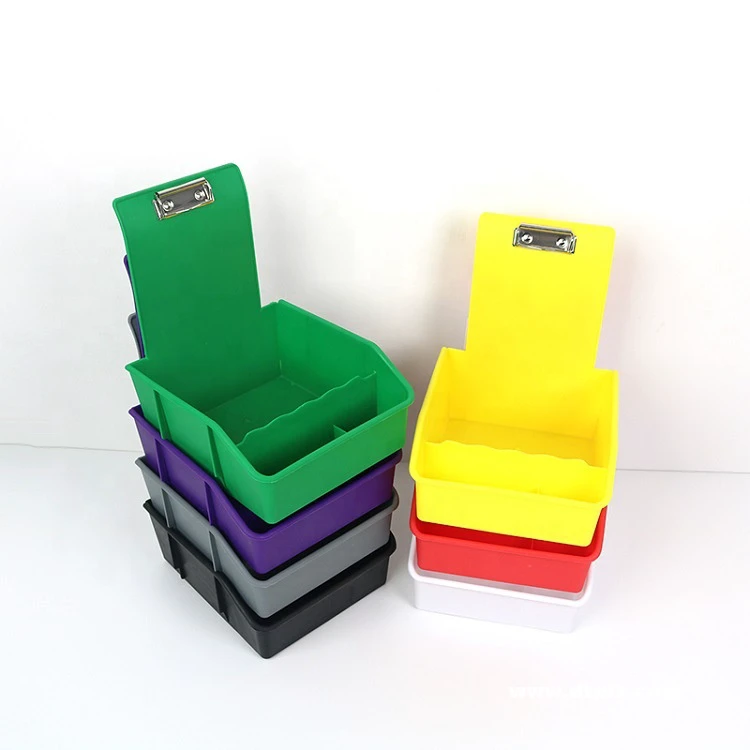 Extra Large Dental Model Sorting and Placement Box with Iron Clip Dental Lab Work Pan Case Box
