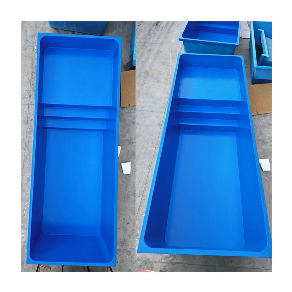 Custom Rectangle Garden Family Swim Spa Pool Outdoor Fiber Glass Acrylic Window in Above Ground Fiberglass Swimming Pool