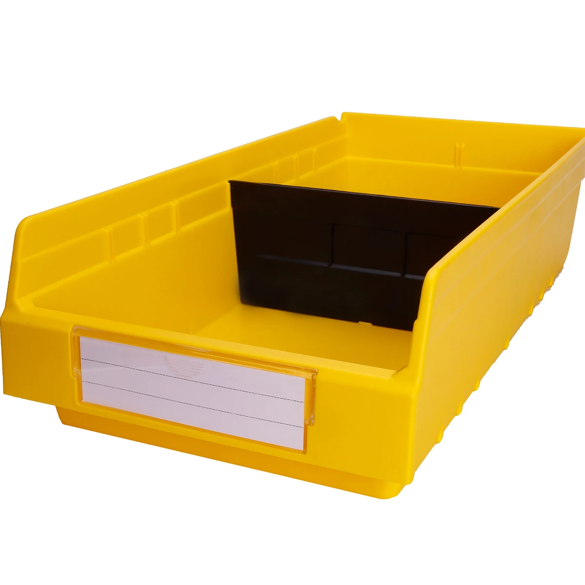 Straight Wall Storage Plastic Bins Warehouse Organizer Solid Box Divider Parts Storage Plastic Shelf Bin