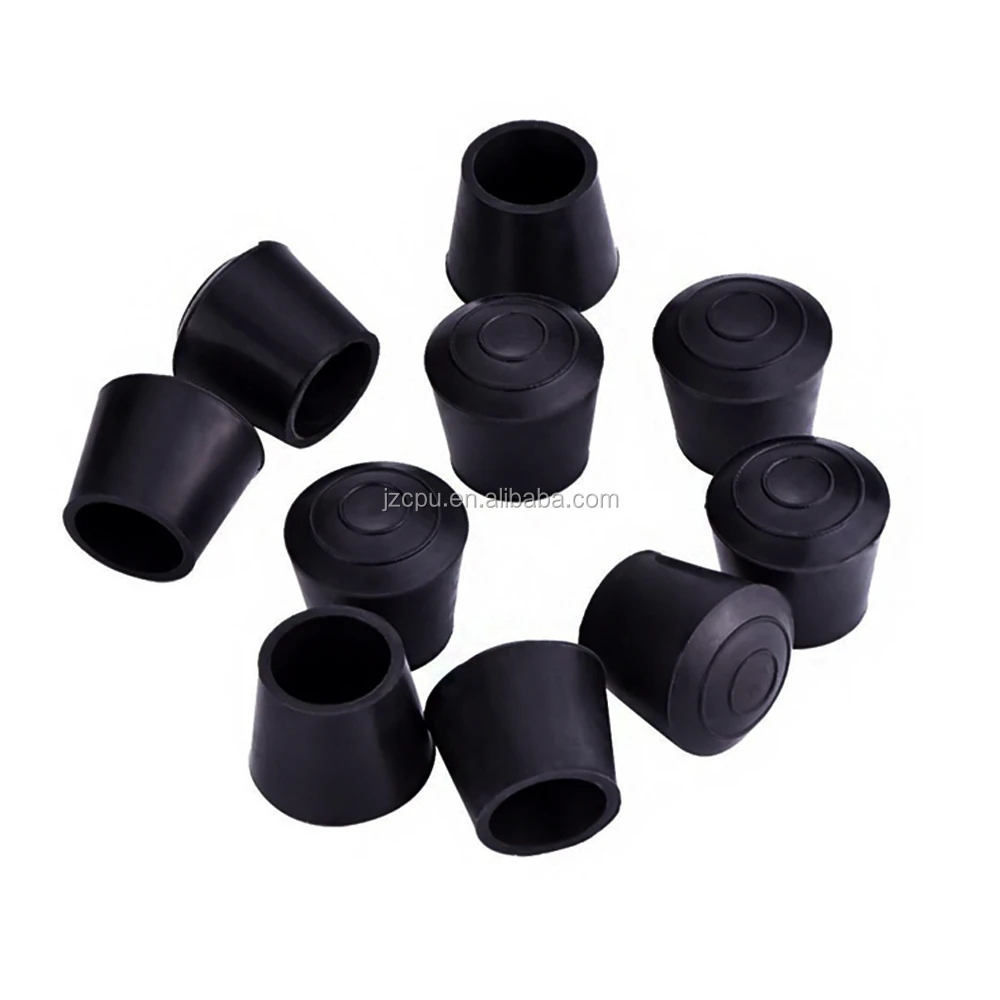 Anti slip Durable Natural Rubber Cover Feet for Crutches