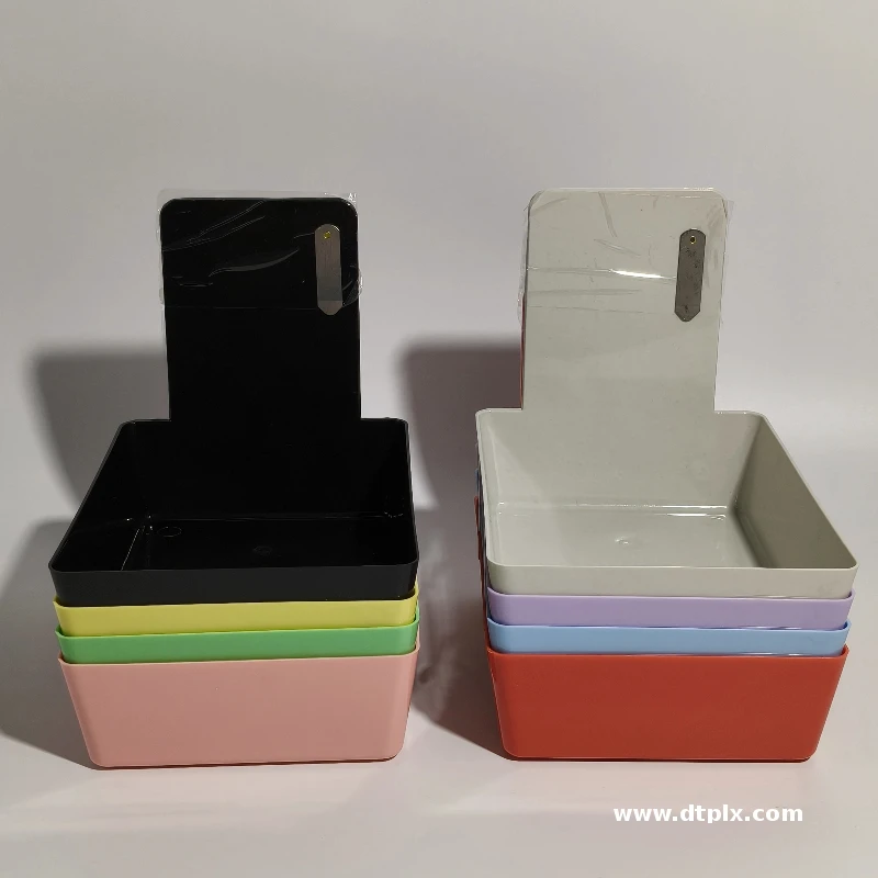 DM Dental Lab Work Pans Dental Lab Working Case Pan with Clip Holder