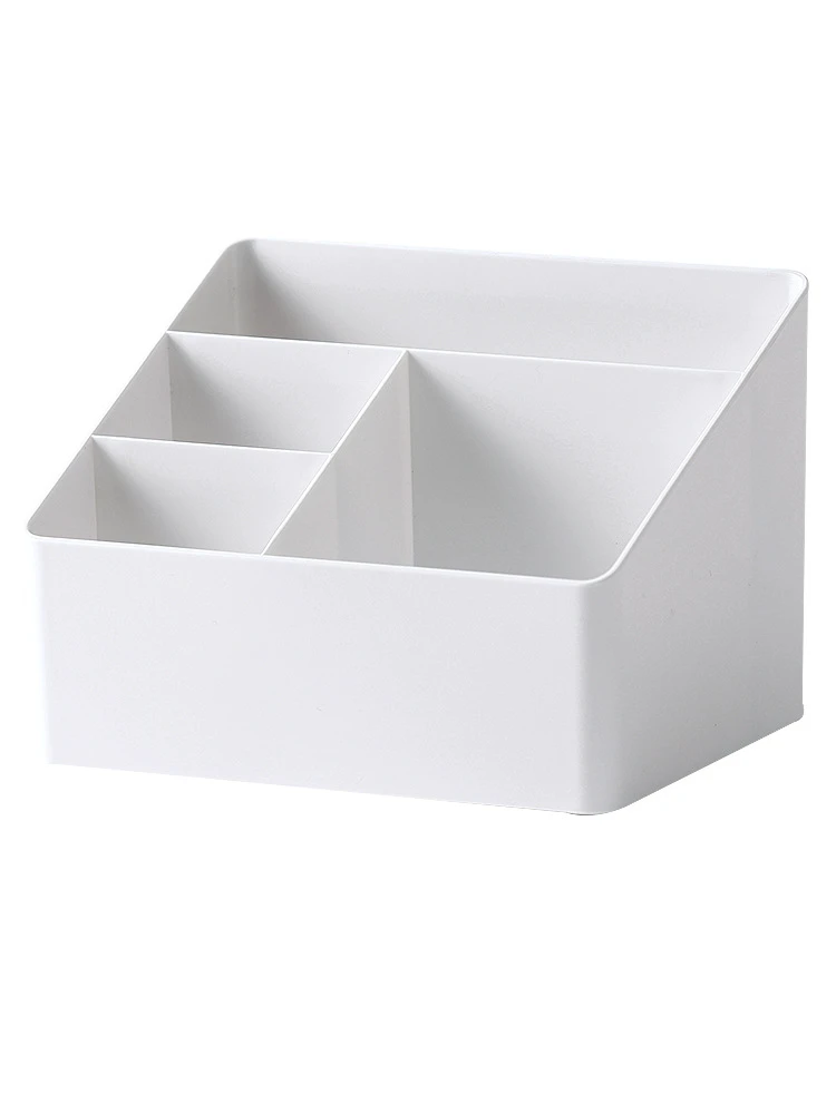 Desktop Storage Box Plastic Office Cosmetics Sorting Box Remote Control Multifunctional Sorting Storage Box