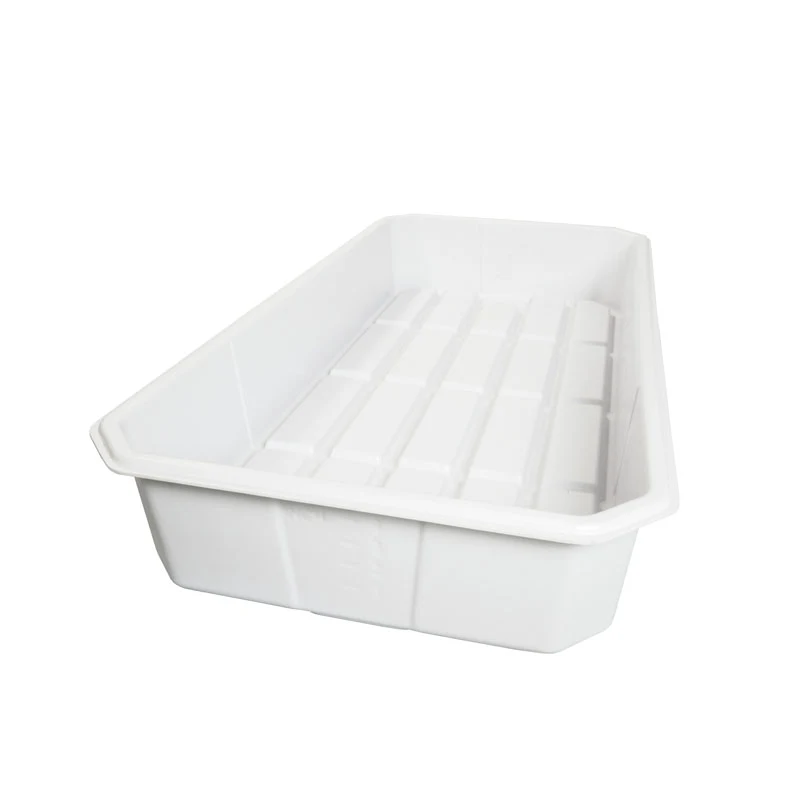 3x6 4x6 4x8 ABS HIPS White Black Hydroponic Trays Indoor Plastic Flood Seeding Tray