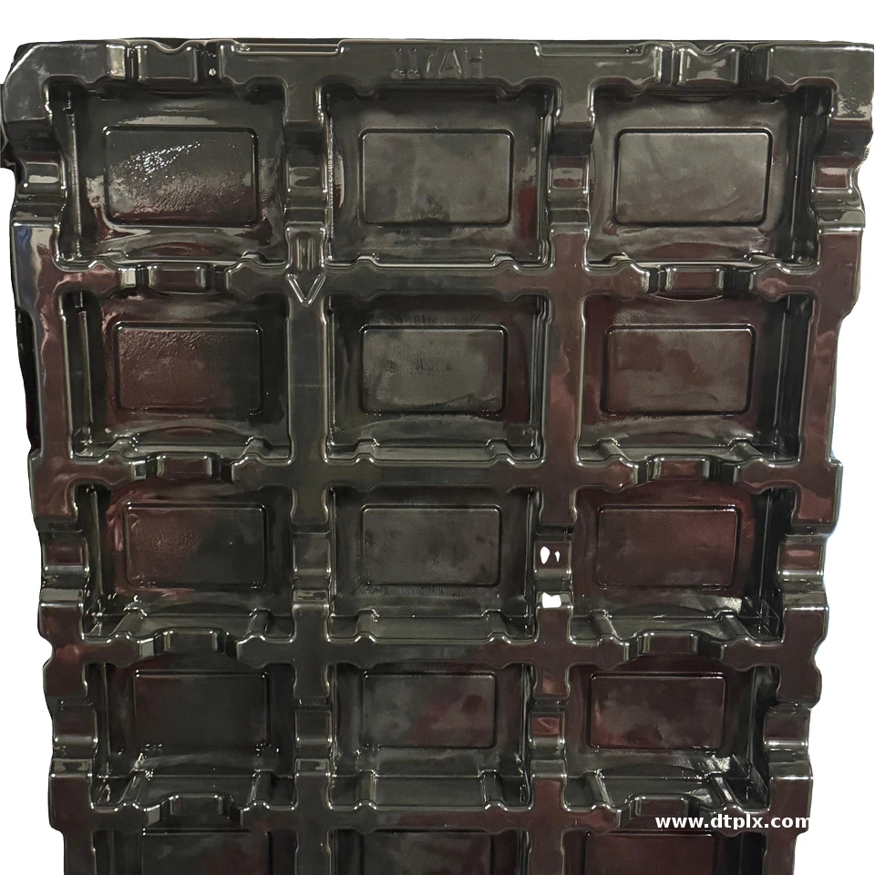 Customized Plastic Products Vacuum Formed Polyethylene Trays in Various Shapes and Sizes with Design Services