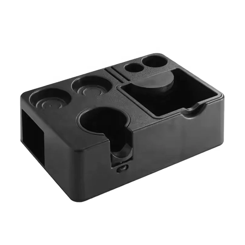 Customized LOGO ABS Material Multifunctional Coffee Tampons Coffee Handle Holder with Knock Box