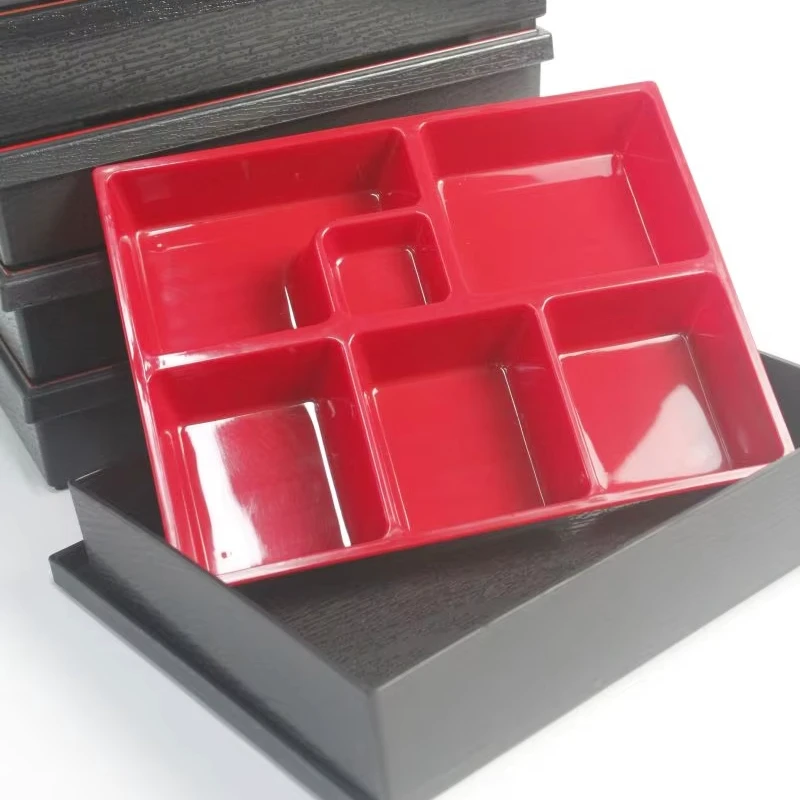 Shokado 6 Compartment Insulated Personalize Catering Traditional Japanese Bento Box