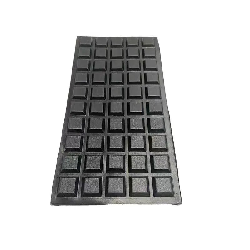 Deson Anti-Slip Trapezoidal Rubber Feet Self-Adhesive Black Furniture Pads Sizes 5mm 8mm 20mm-Big Square Cutting Industrial