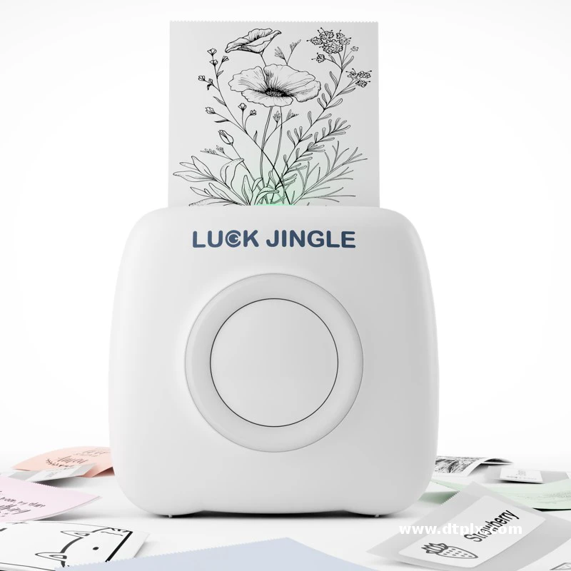 LUCK JINGLE OEM ODM Inkless Printer for Memo Journal Note Home and Travel Available with SDK