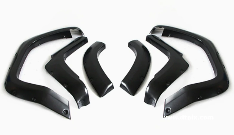 Aftermarket Auto 4x4 Parts Plastic Wheel Guard Trims Fender Flares for 4RUNNER 2014-2023