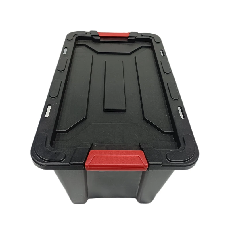 100L Big Capacity Heavy Duty Stackable Plastic Storage Container Car Trunk Storage Box Sorting Garage Breeding Box