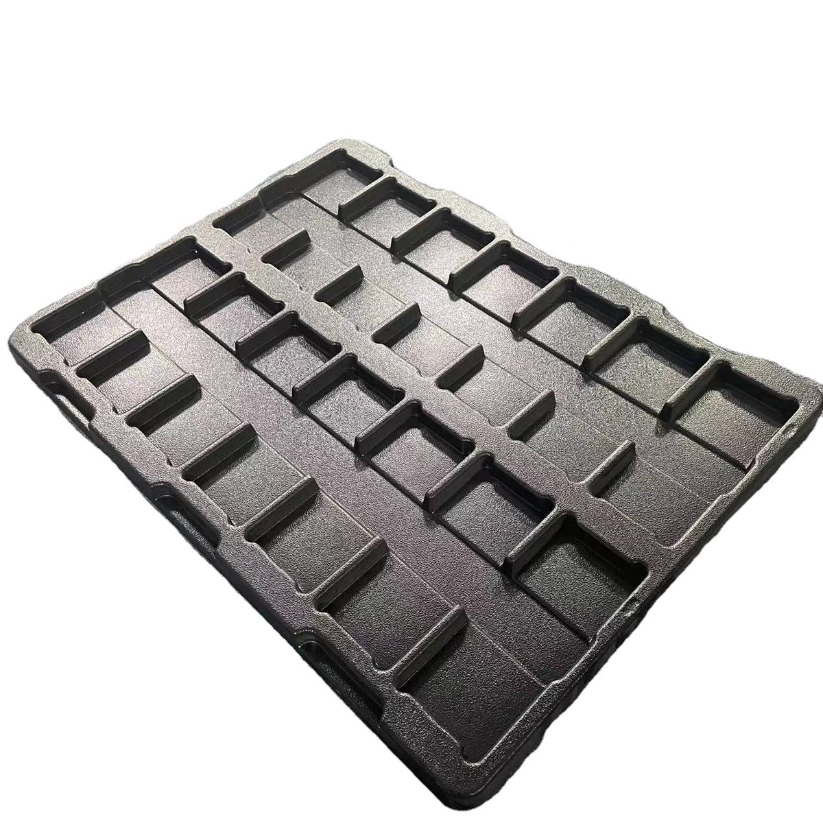 Custom Green Nursery Tray for Greenhouse Hydroponics Vacuum Formed Long Plastic Tray Eco-Friendly Plastic Products