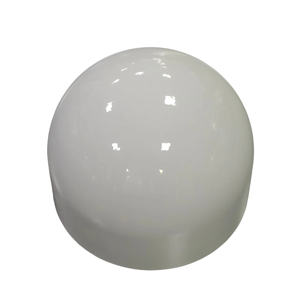 Industrial Component High Gloss White Vacuum Formed Dome for Equipment Housing