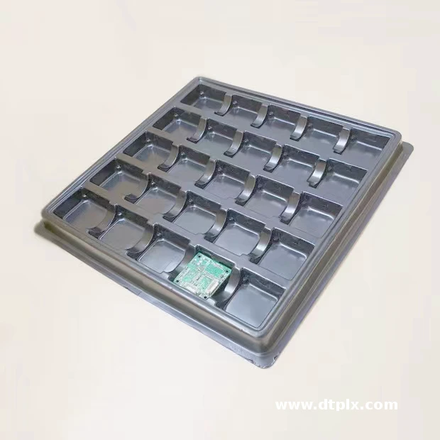 Eco-Friendly Disposable PET Plastic Tray for Inserting Cards for Consumer Electronics