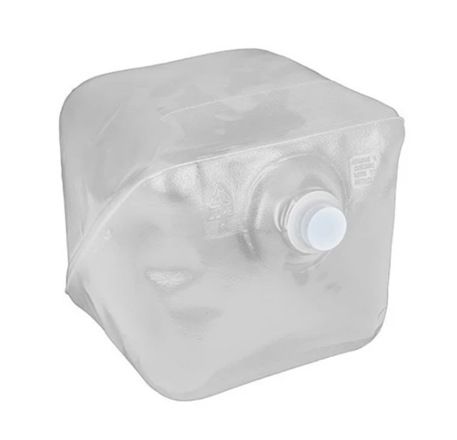 Plastic Cubitainers Liquid Collapsible Container Soft Foldable LDPE Medical Grade Plastic Ultrasound Gel Cubitainer