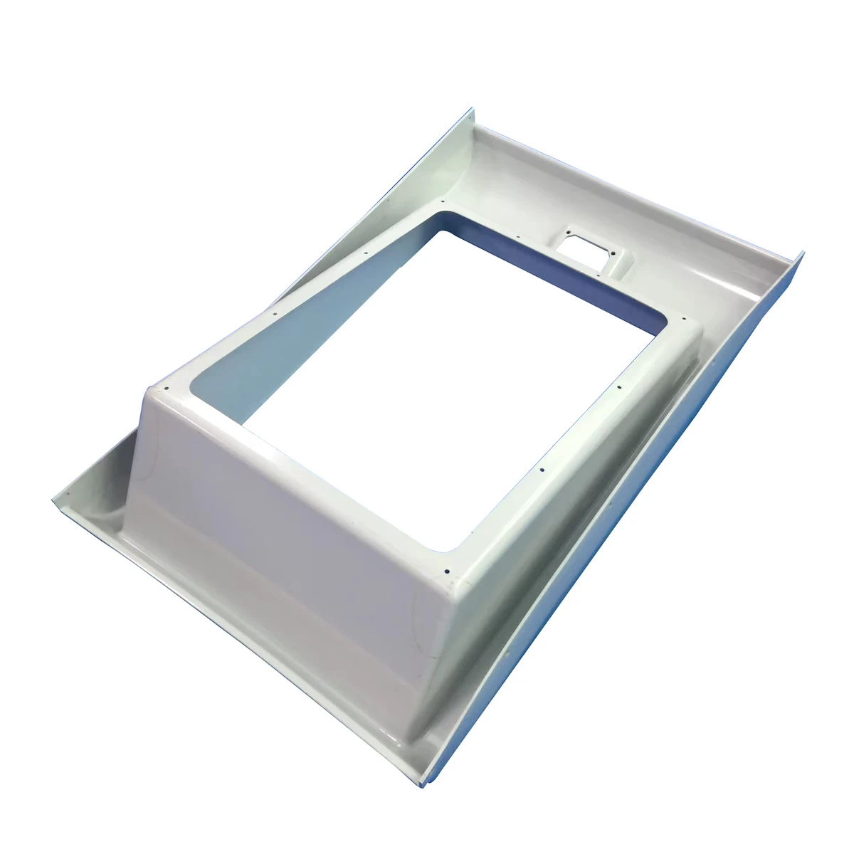 Customized  Size Vacuum Forming Durable Industry Used Plastic Produce Sorter Funnel Hopper Organizer